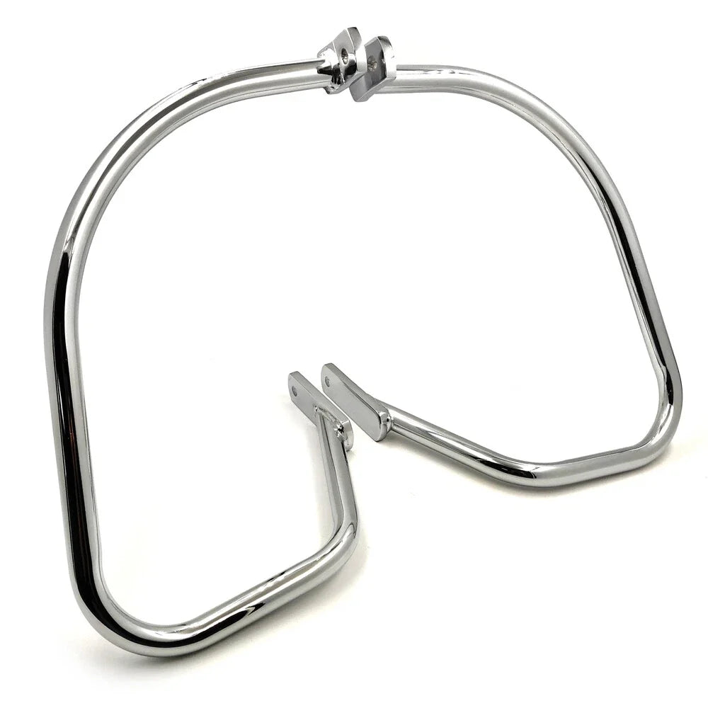 Chrome Crash Bar Saddlebag Guard Rail for Softail (2000-2017)