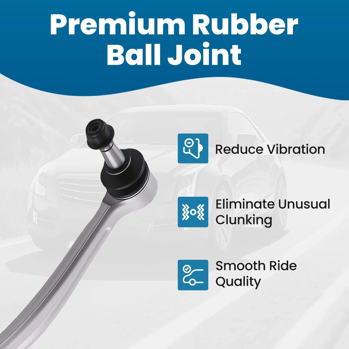 Front Control Arms with Ball Joint for Cadillac ATS 2013-2019