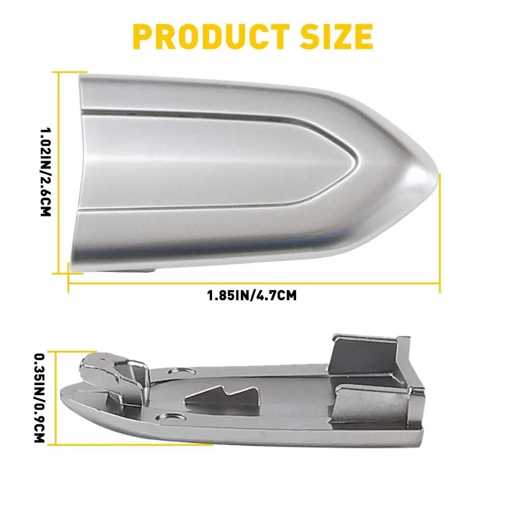 Chrome Trim Cap for Door Lock Cylinder for Cadillac CTS ATS XTS 2013-2019