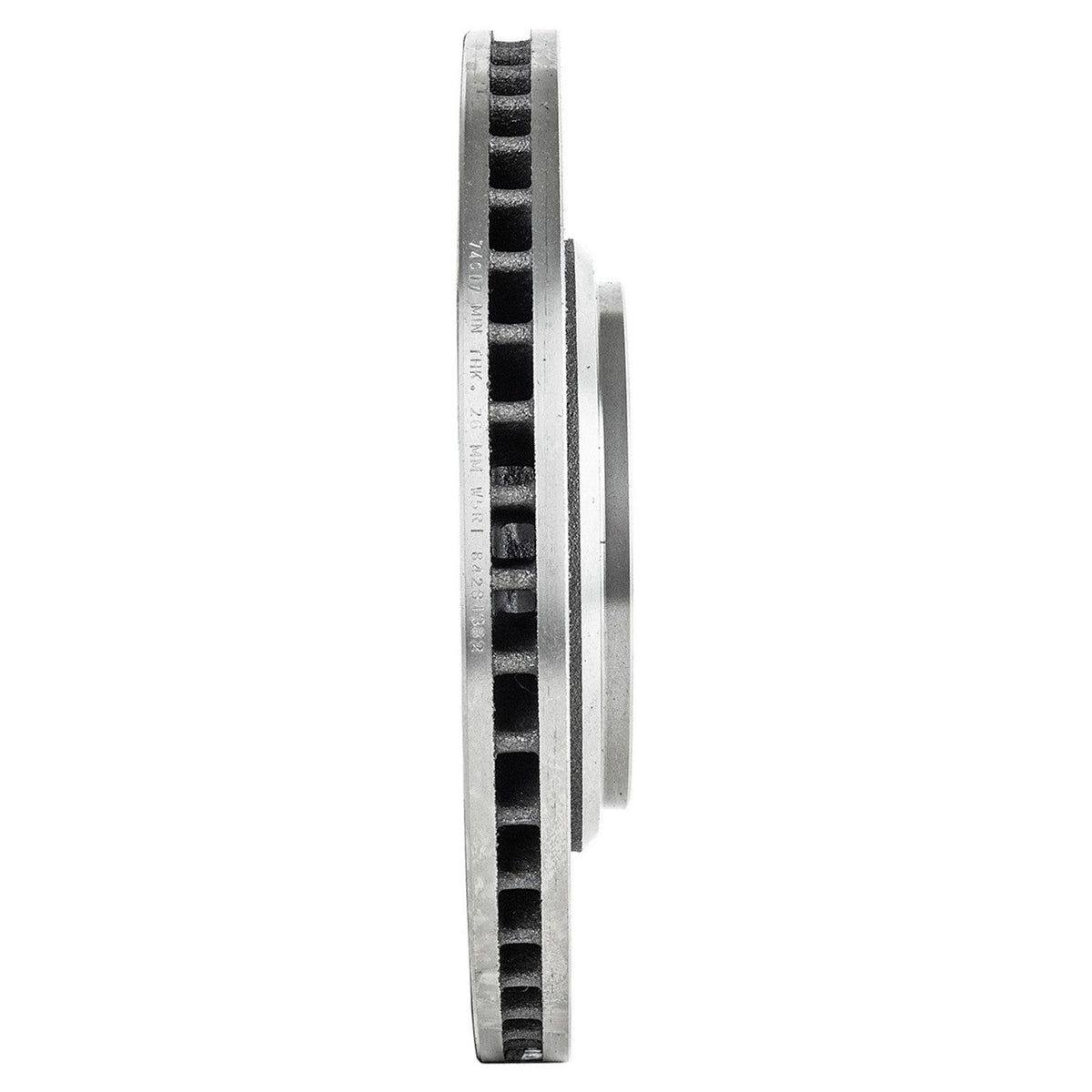 Solid Disc Brake Rotor for Front Left or Right Acura MDX 2014–2016