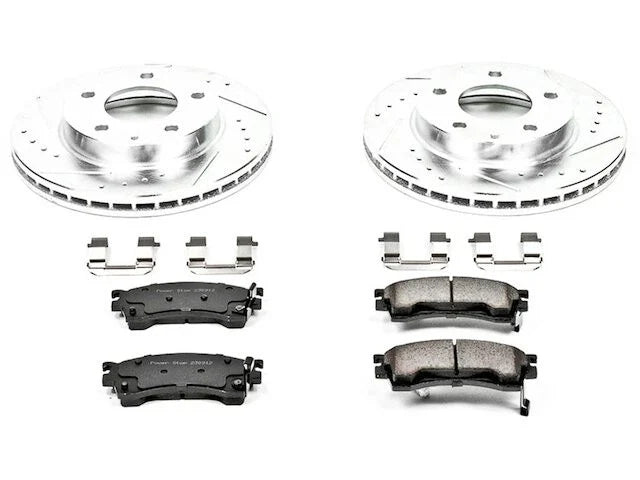 Front Brake Pad and Rotor Kit for Mazda 626 (1993–2002) PG598TF