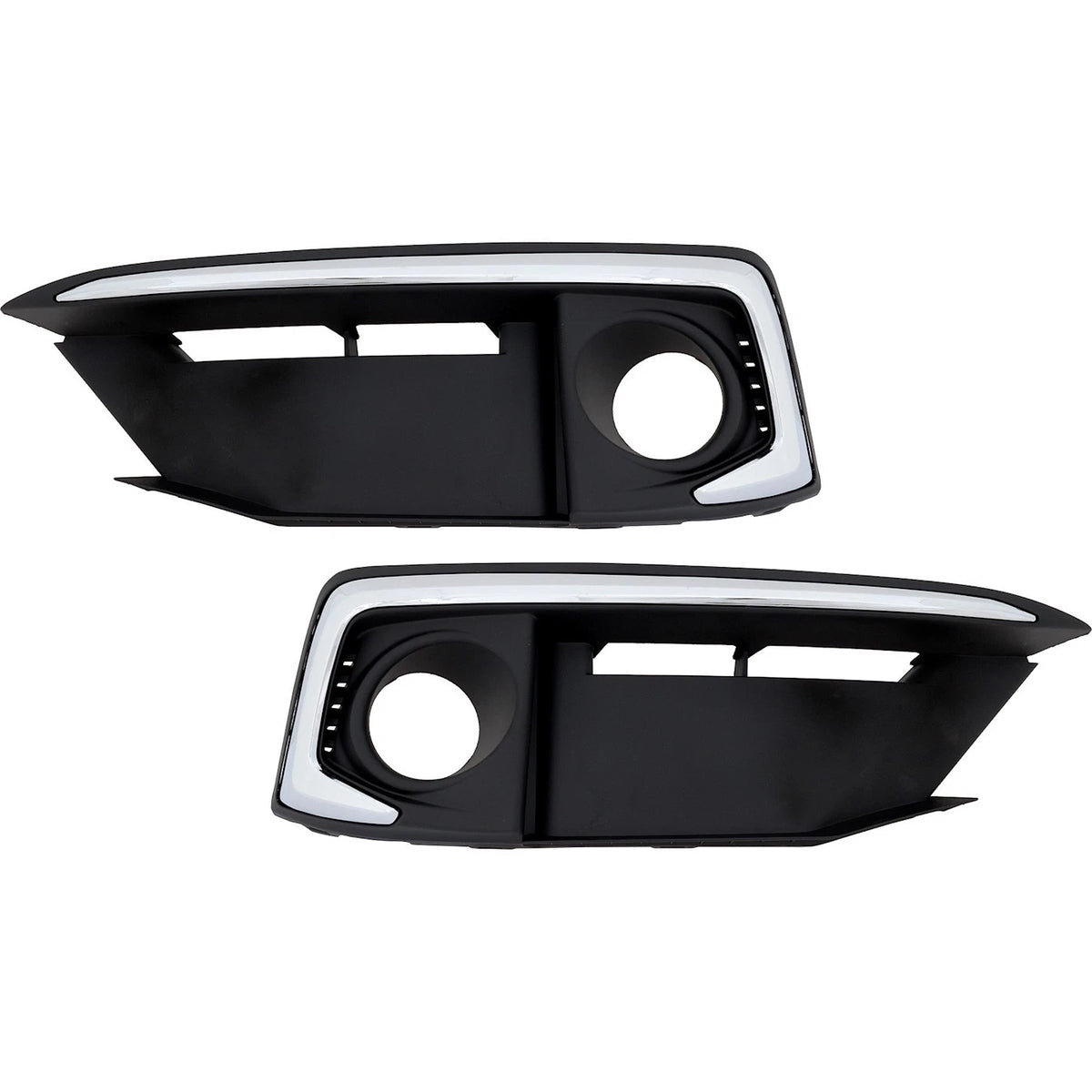 Set of 2 Fog Light Trims for Coupe Sedan (Driver & Passenger Side)
