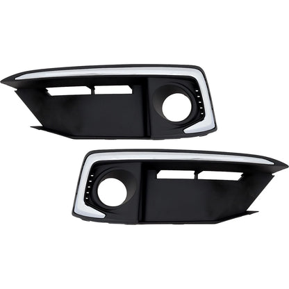 Set of 2 Fog Light Trims for Coupe Sedan (Driver & Passenger Side)
