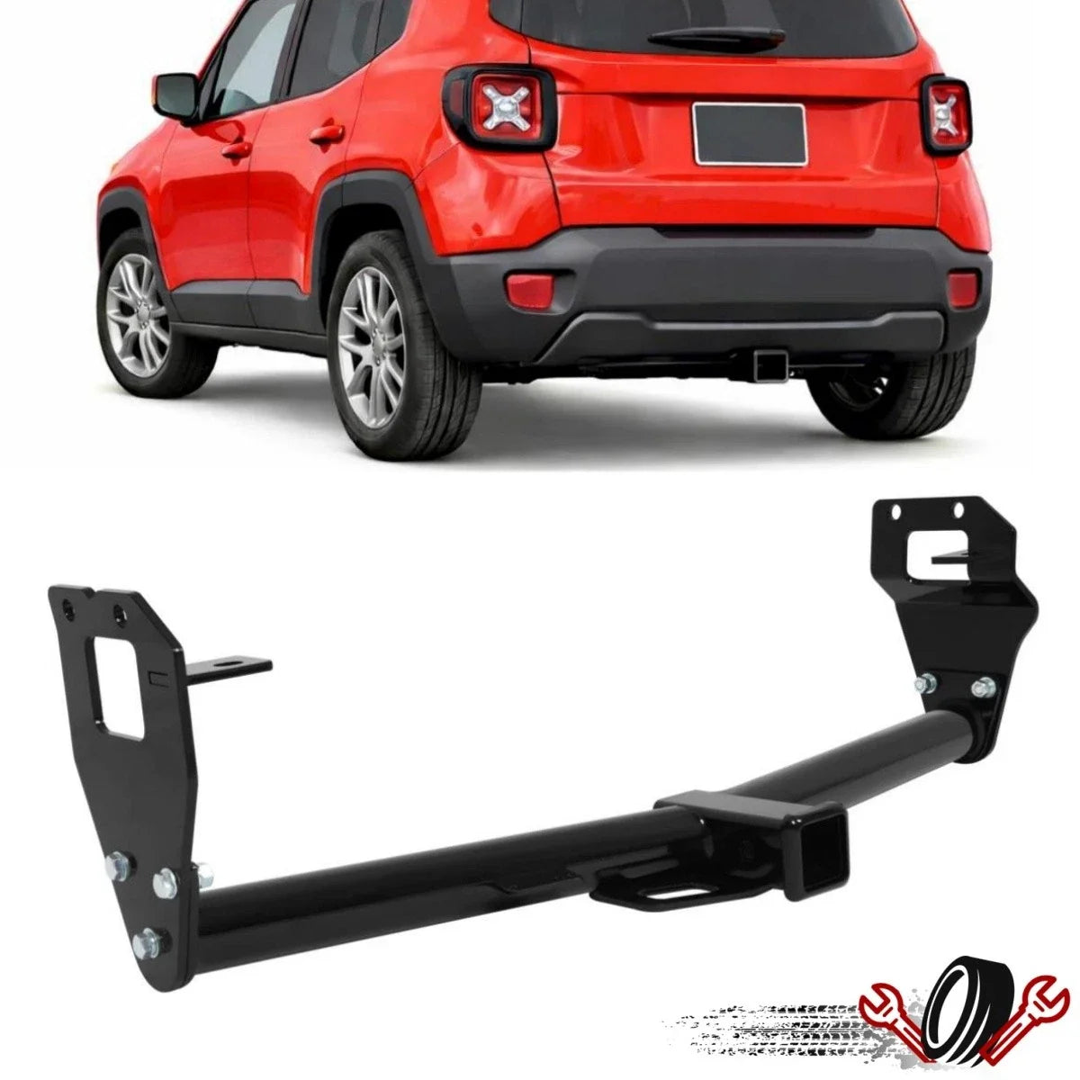Class 3 Trailer Hitch 2" Receiver for Jeep Renegade (2015–2023)