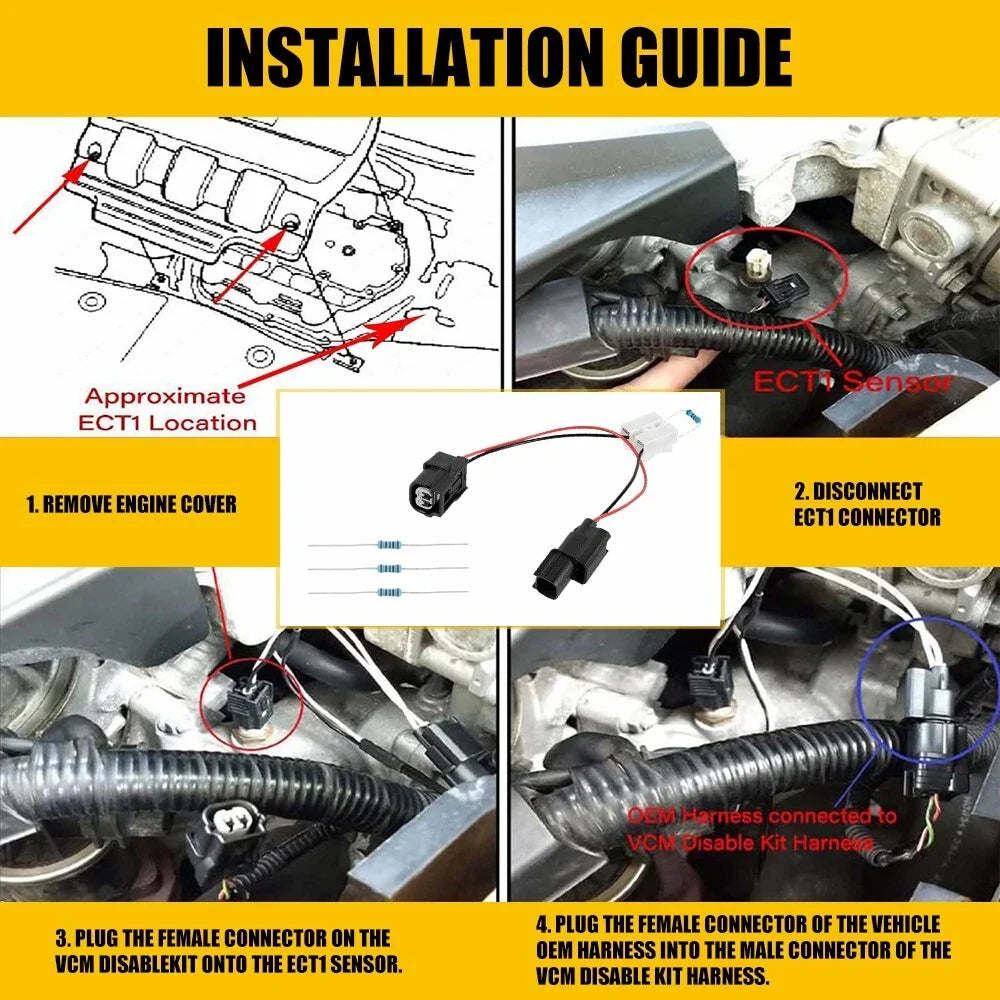 Muzzler VCM Replace Kit for Honda Ridgeline Odyssey (2007–2023)
