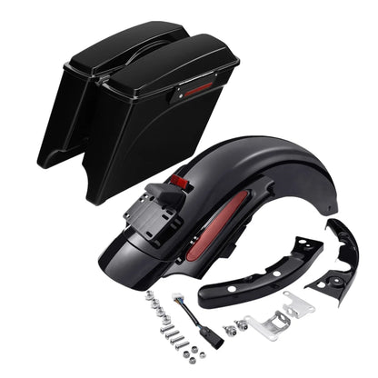 5" Stretched Hard Saddlebags for 2009-2013 Harley CVO Road Glide