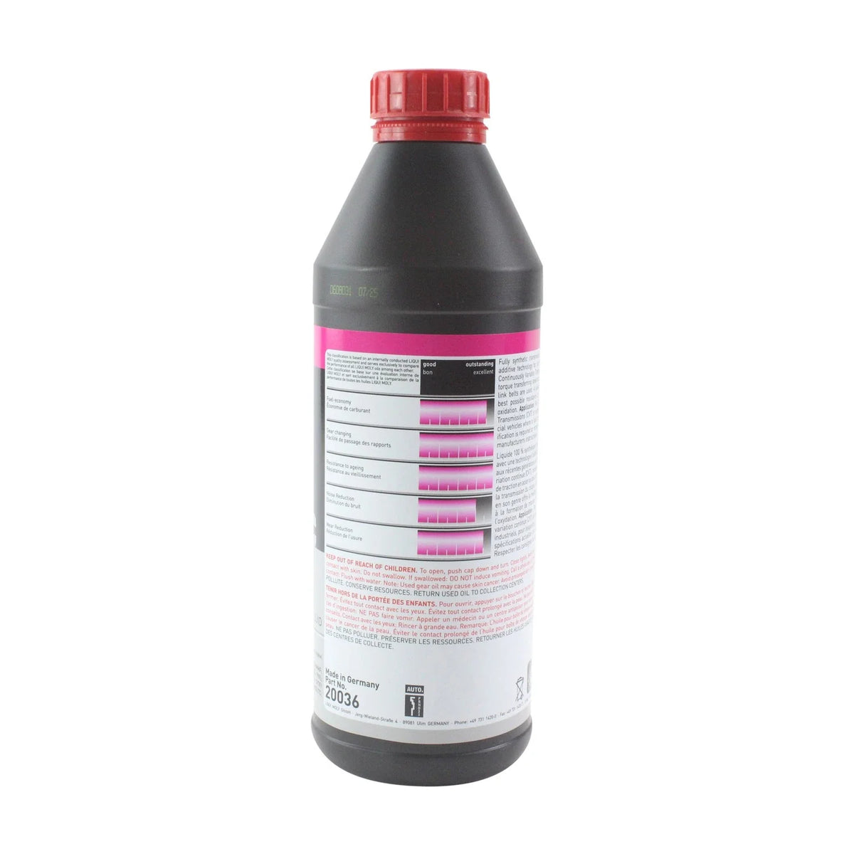 5L Set of Liqui Moly Top Tec ATF 1400 Automatic Transmission Fluid