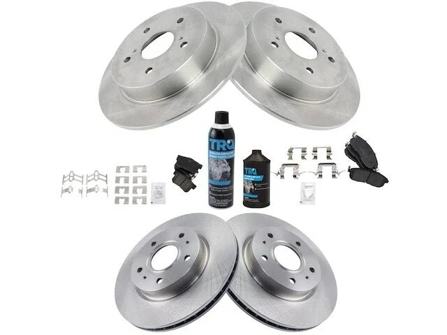 Front and Rear Brake Pad and Rotor Kit for Suzuki SX4 (2007–2013) RD266YV