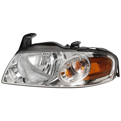 Left Headlight Assembly with Bulb, Clear Lens for Nissan Sentra 2004-2006