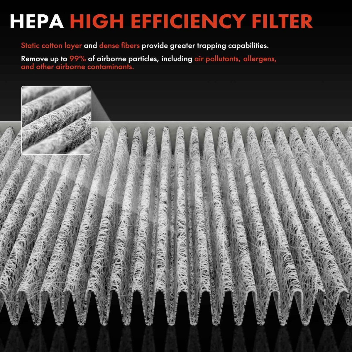 Cabin Air Filter Set (2X) for Nissan Armada 2004-2021 - Activated Carbon