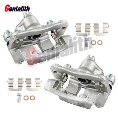 Rear Brake Calipers Assembly (Set of 2) with Bracket for Hyundai