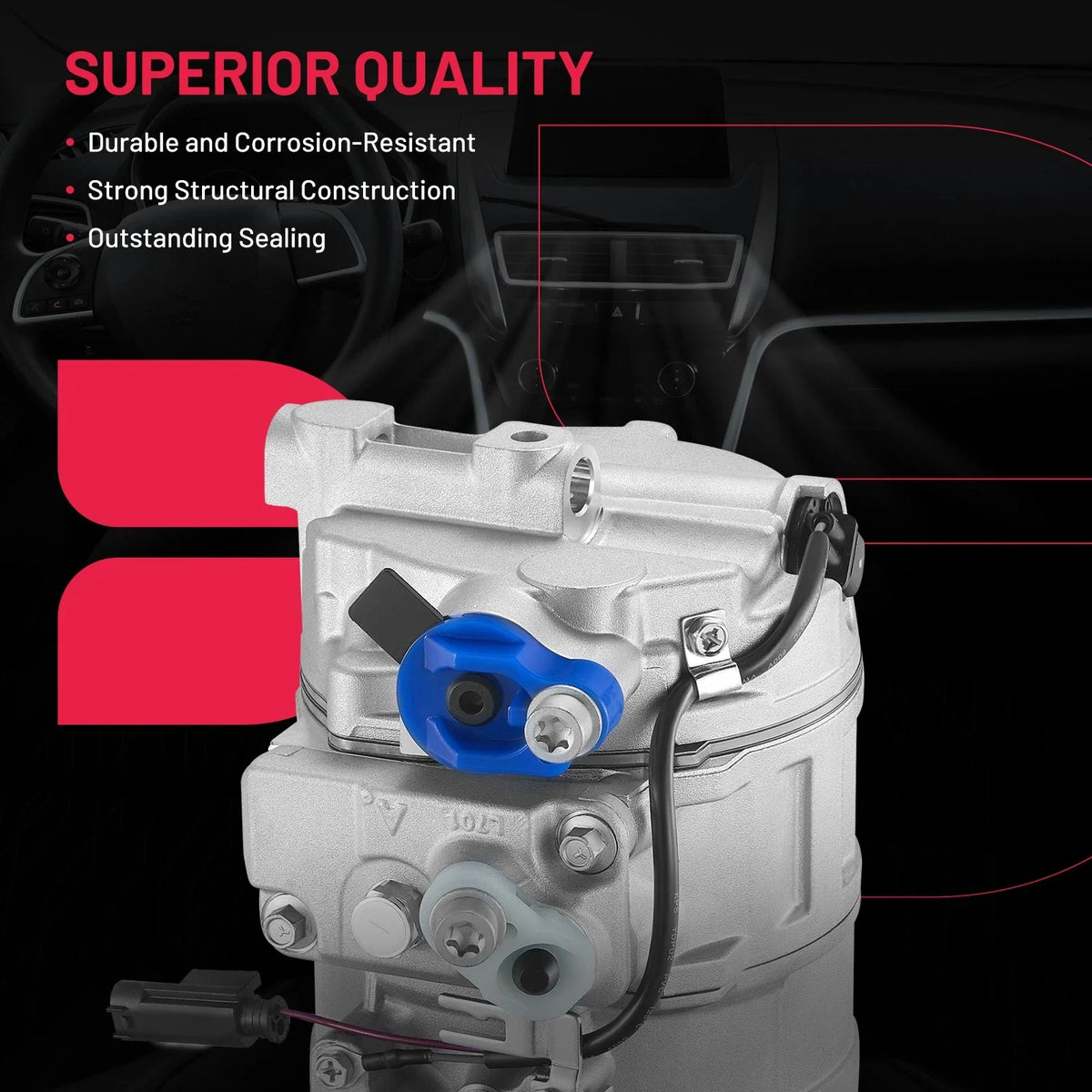 A/C Compressor with Clutch for Mercedes Sprinter 2500 3500 (2007-2018)