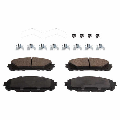 Brake Disc Rotor and Pad Kit for Toyota Highlander (2008–2013)