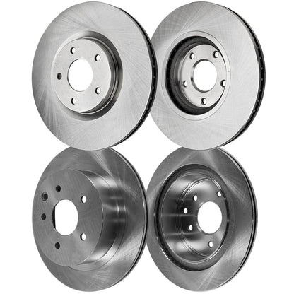 Front and Rear Disc Brake Rotors for Nissan Juke (2014–2017)
