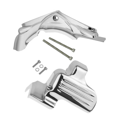 Chrome Cylinder Base Side Cover and Starter Cover for Harley Touring 2007-2016