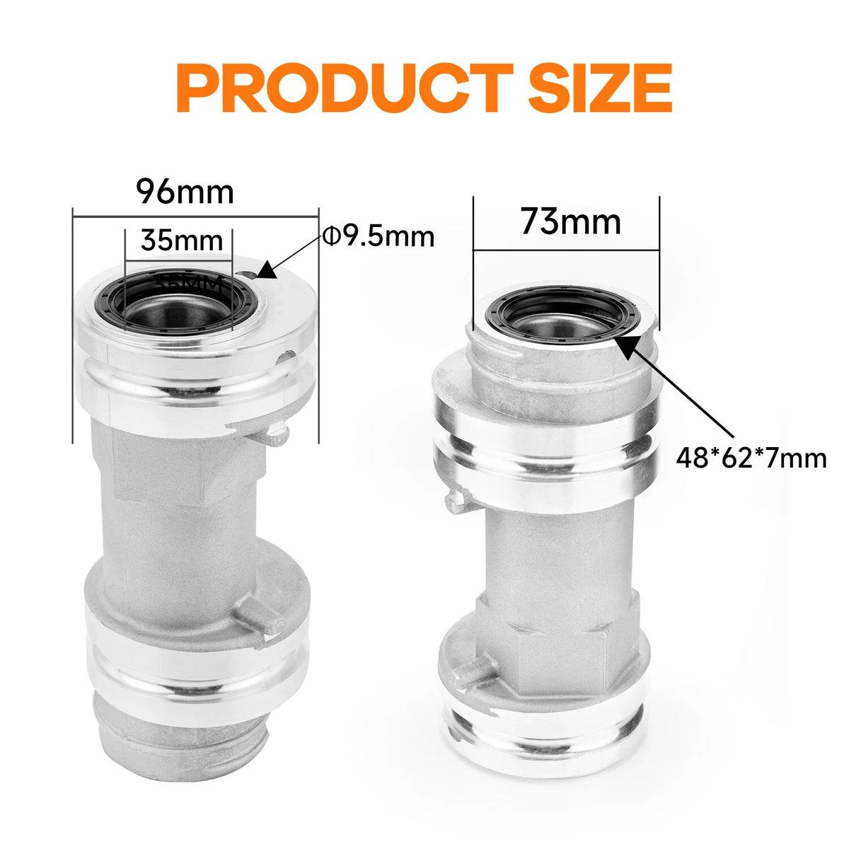 Axle Bearing Housing Carrier Hub for Polaris (Fits 5134460, 5410889, 3554517)