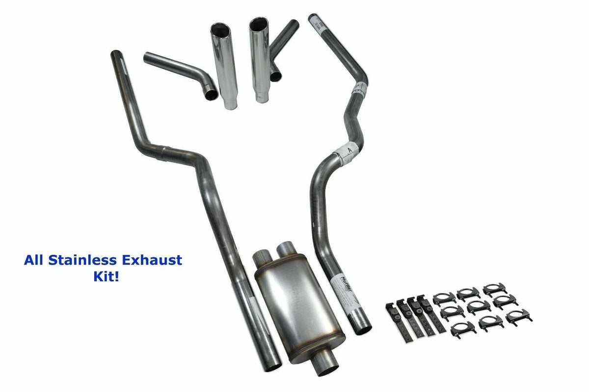 Dual Stainless Exhaust for Chevy GMC 1500 (2007–2014)
