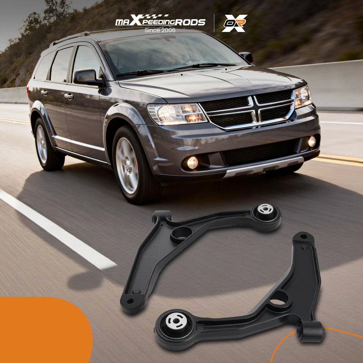 Front Lower Control Arm for Dodge Avenger Journey Chrysler 200 Sebring (2008–2020)