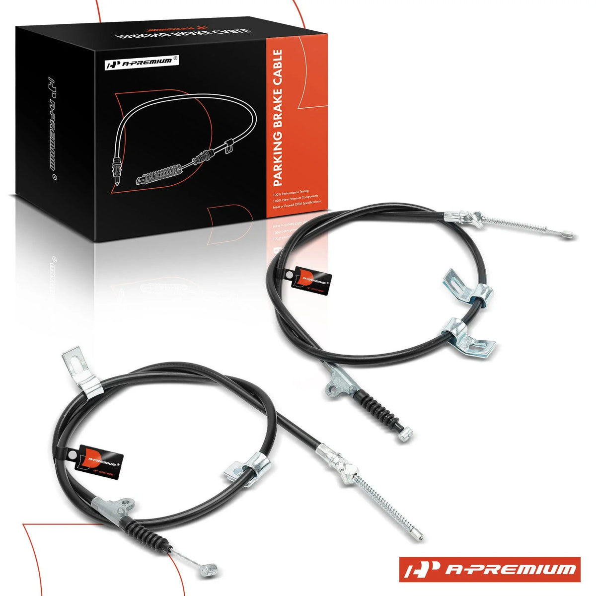 2X Rear Parking Brake Cables for Nissan Sentra (1991–1994)