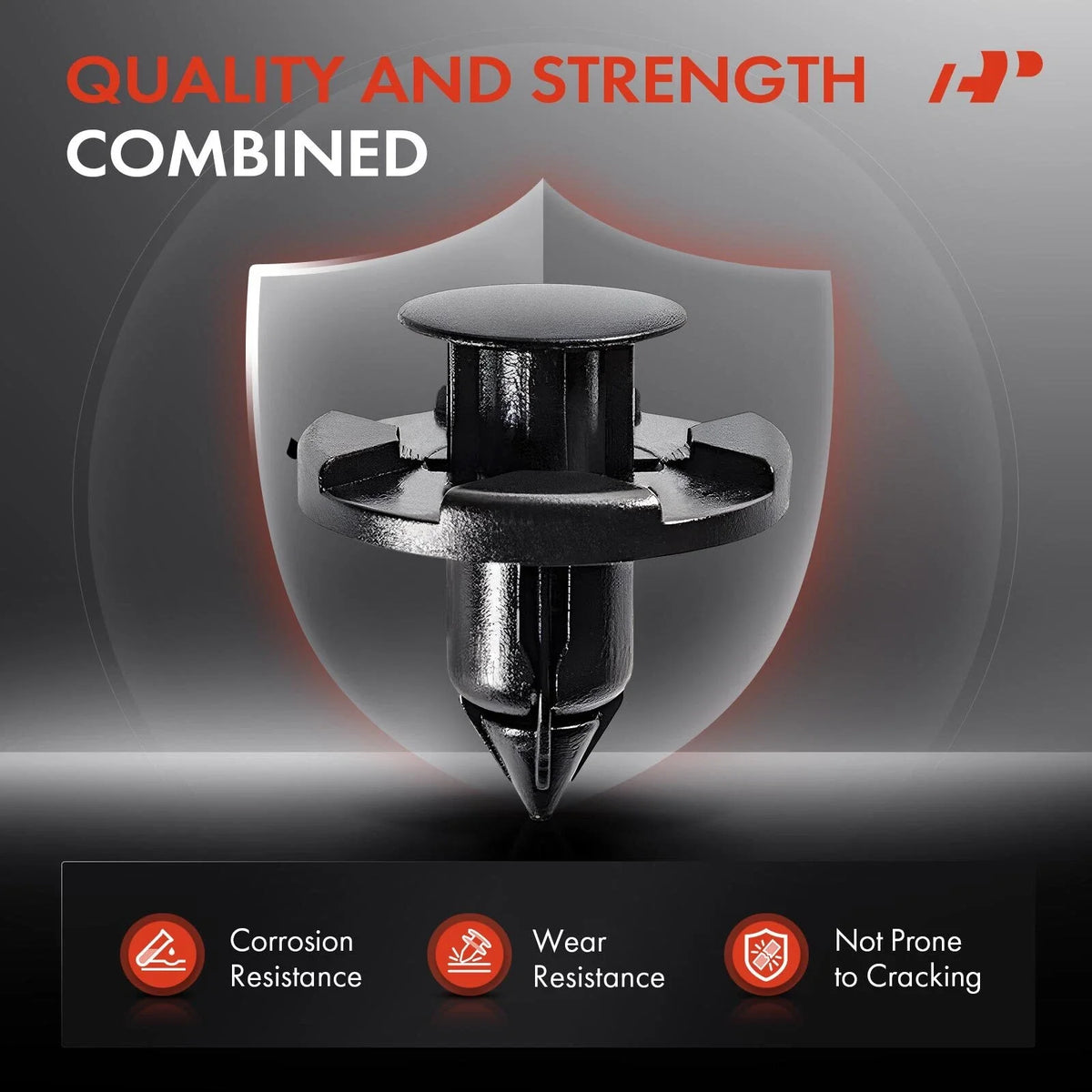 Nylon Bumper Trim Panel Retainer Set - 50Pcs 8mm for Nissan Infiniti
