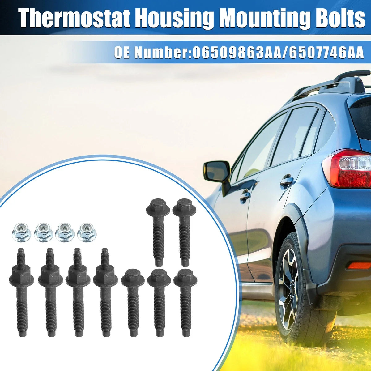 Exhaust Manifold Hardware Kit for Dodge Charger (2011–2012) No. 06509863AA Black