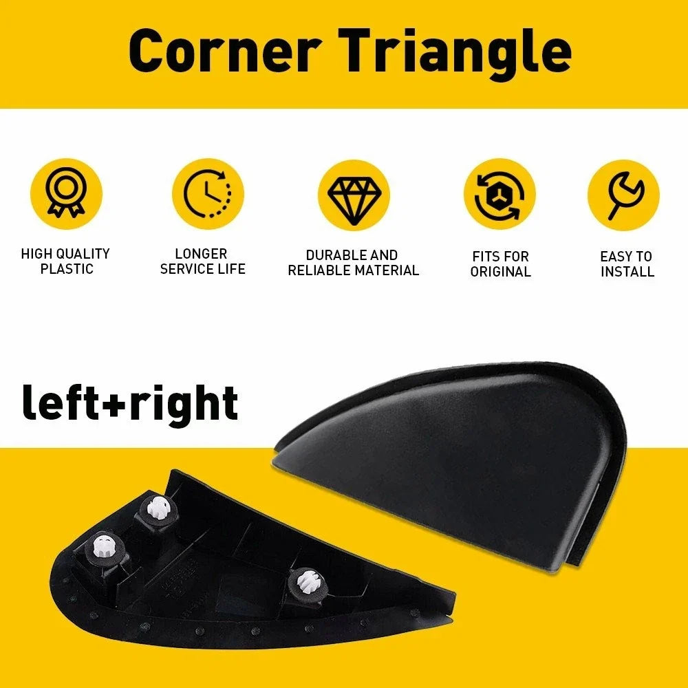 2X Side Mirror Corner Triangle Cover Trim for Toyota Corolla (2014–2016)