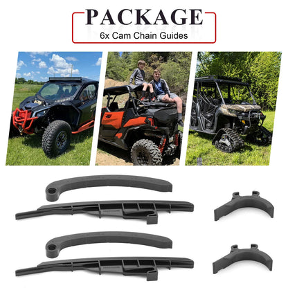 2X Timing Chain Guide Kit for Can-Am Outlander Max 570 650 (2019-2024)