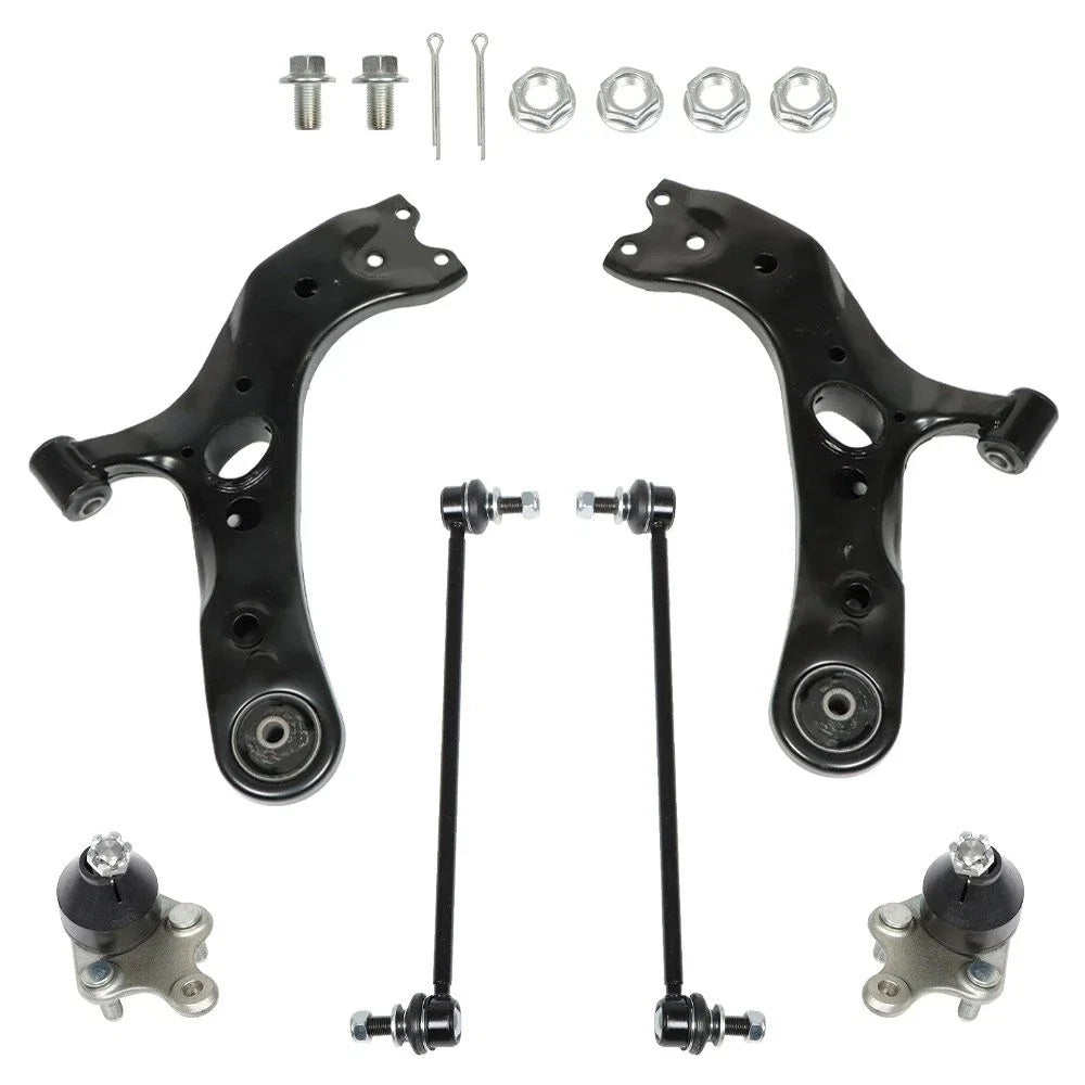 Front Lower Control Arms + Sway Bar Links for Toyota RAV4 (2006–2017) K750043