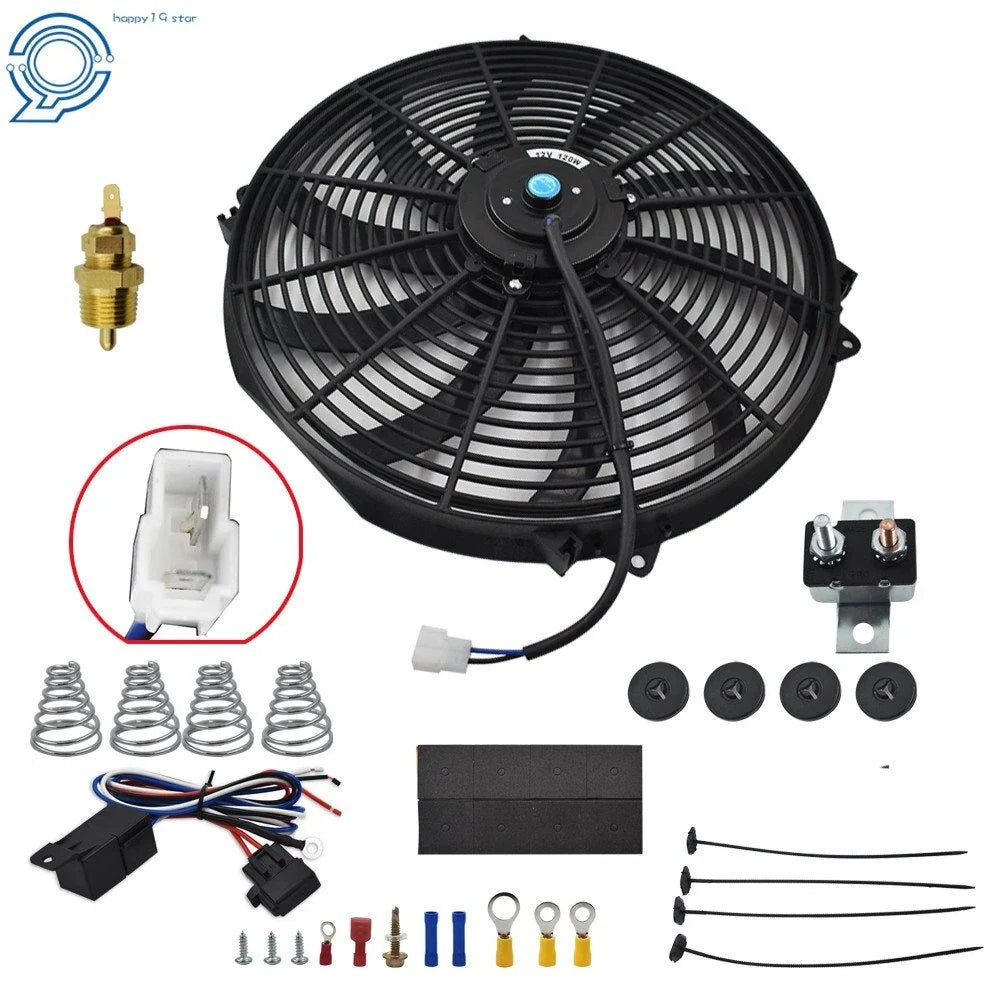 Electric Radiator Fan Kit for Universal Applications (12V)