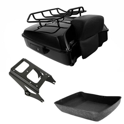 Chopped Trunk Pad Rack Mount for 2009-2013 Harley Road Glide