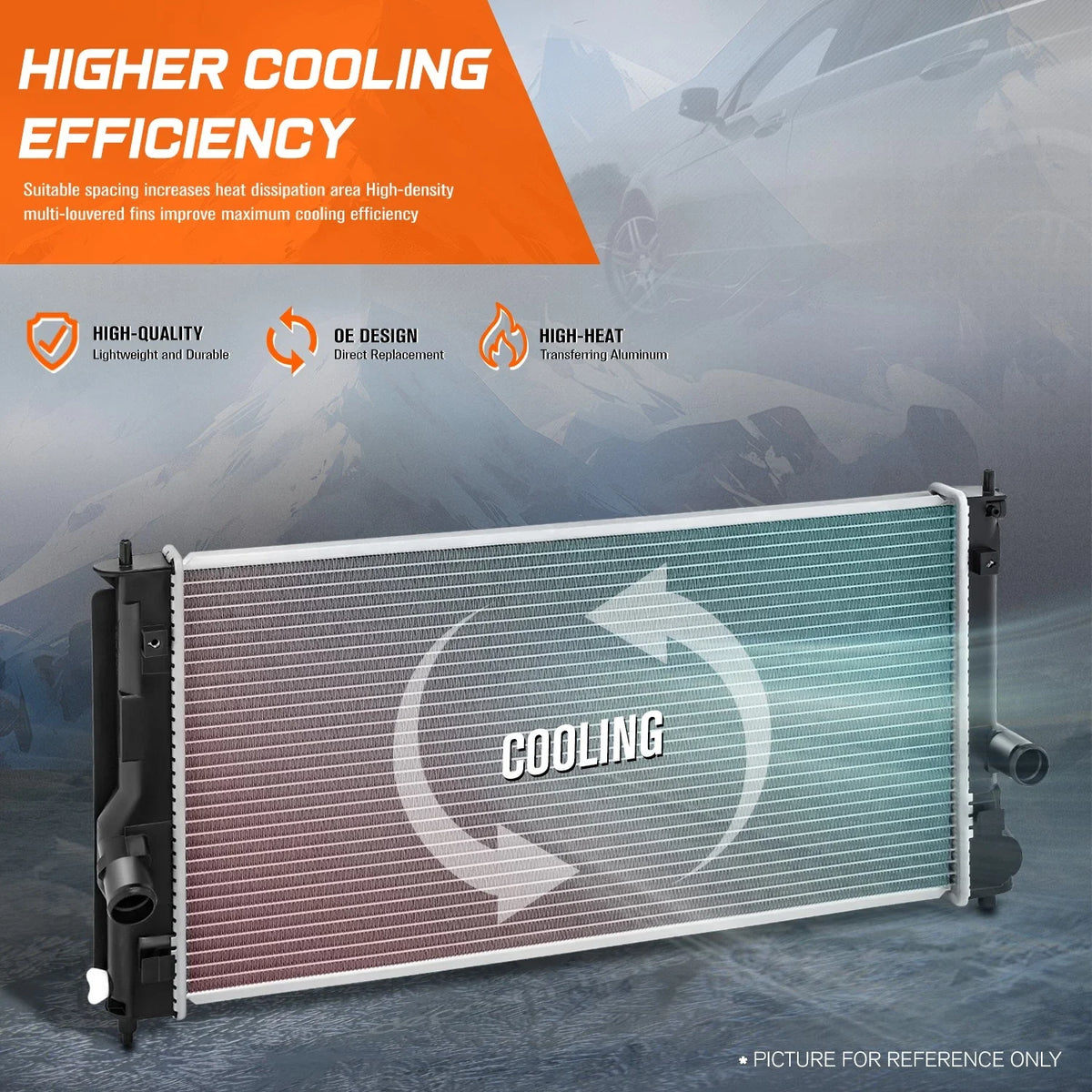 Aluminum Core Cooling Radiator for Toyota MR2 Spyder (2000–2006) DPI-2358