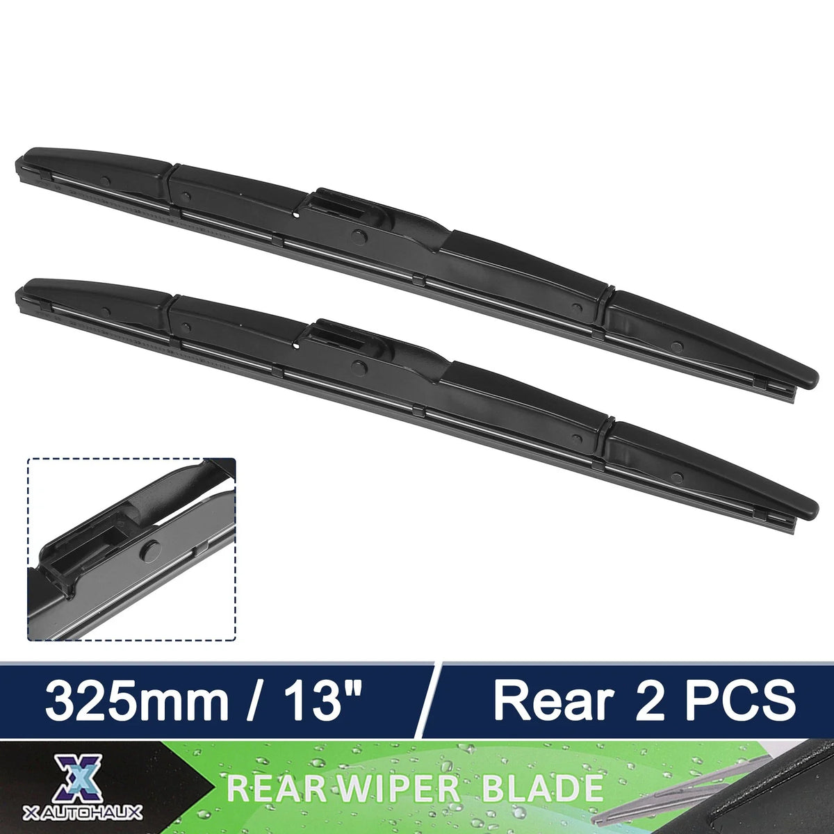 2X Rear Windshield Wiper Blade for Honda CR-V (2012–2016)