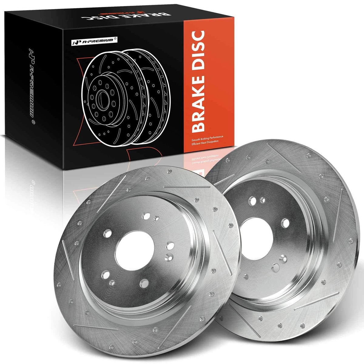 Drilled Brake Rotors for Honda CR-V (2017–2023) Acura TLX (2015–2020)