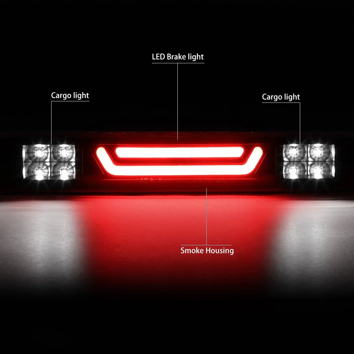 3D LED Bar Third Tail Brake Light for Colorado Canyon (2004–2012)