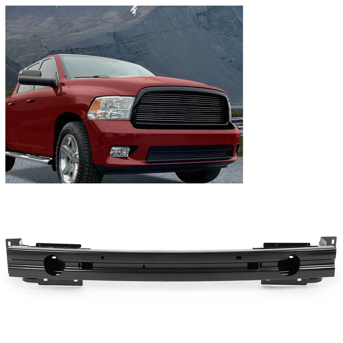 Front Cross Member Bumper Reinforcement for Ram 1500 2009-2012