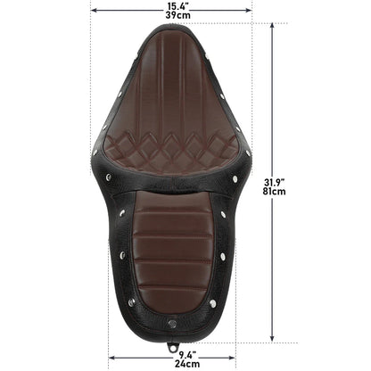 Chopped Backrest Pad for Harley Touring Motorcycles (2014-2023)