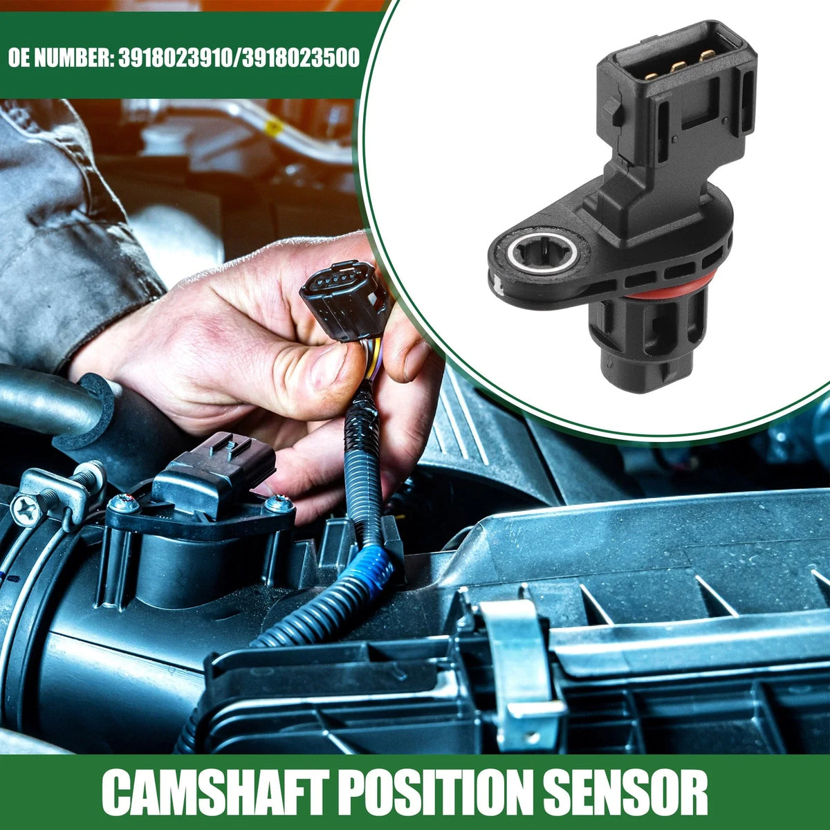 Camshaft Position Sensor for Kia Spectra (2004–2009) No. 39180-23910/39180-23500