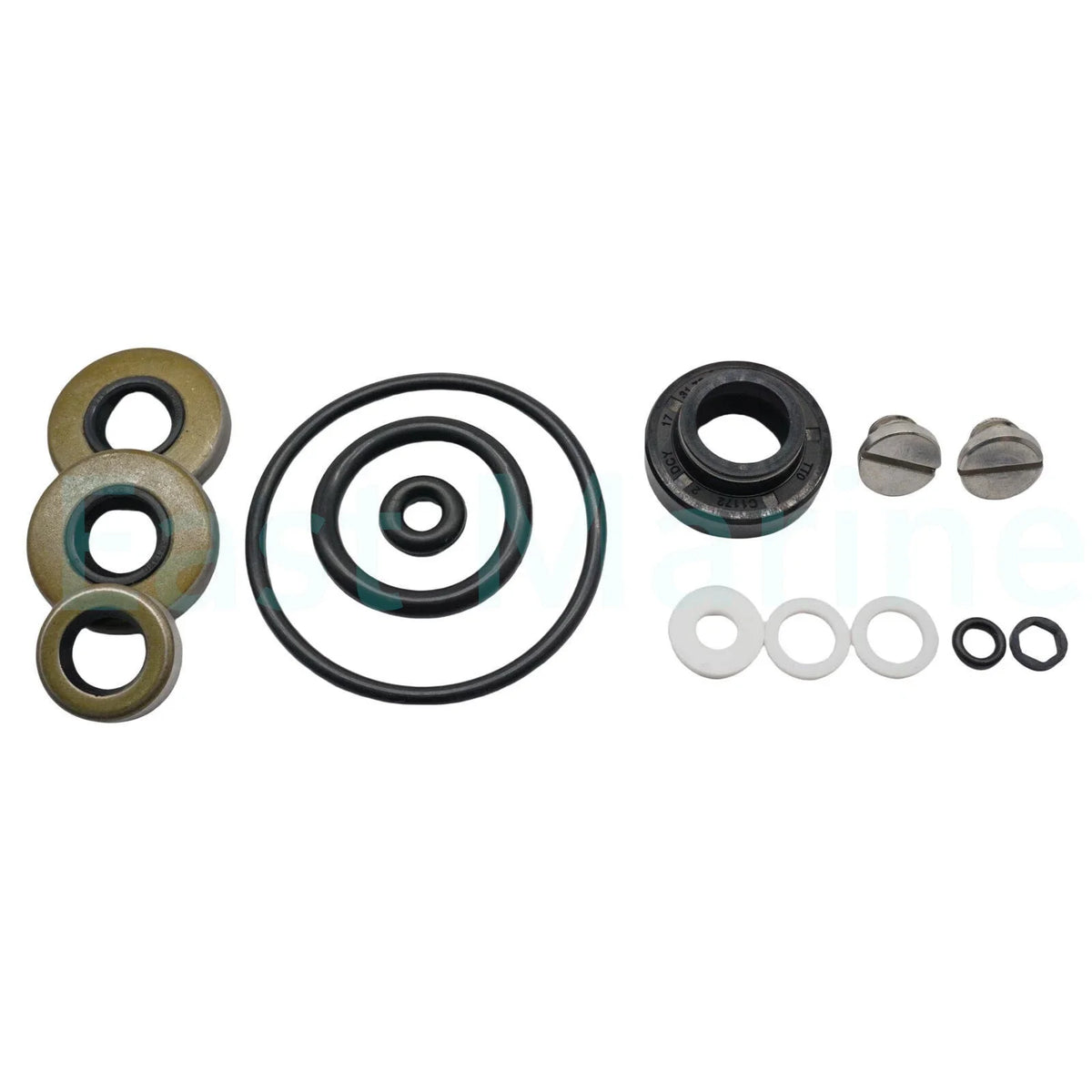 Seal Kit for Lower Gearcase with Drain Screws - Johnson Evinrude 9.9 15 HP