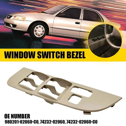 Power Window Switch Bezel Trim Panel, Driver Side for Corolla 1998-2002