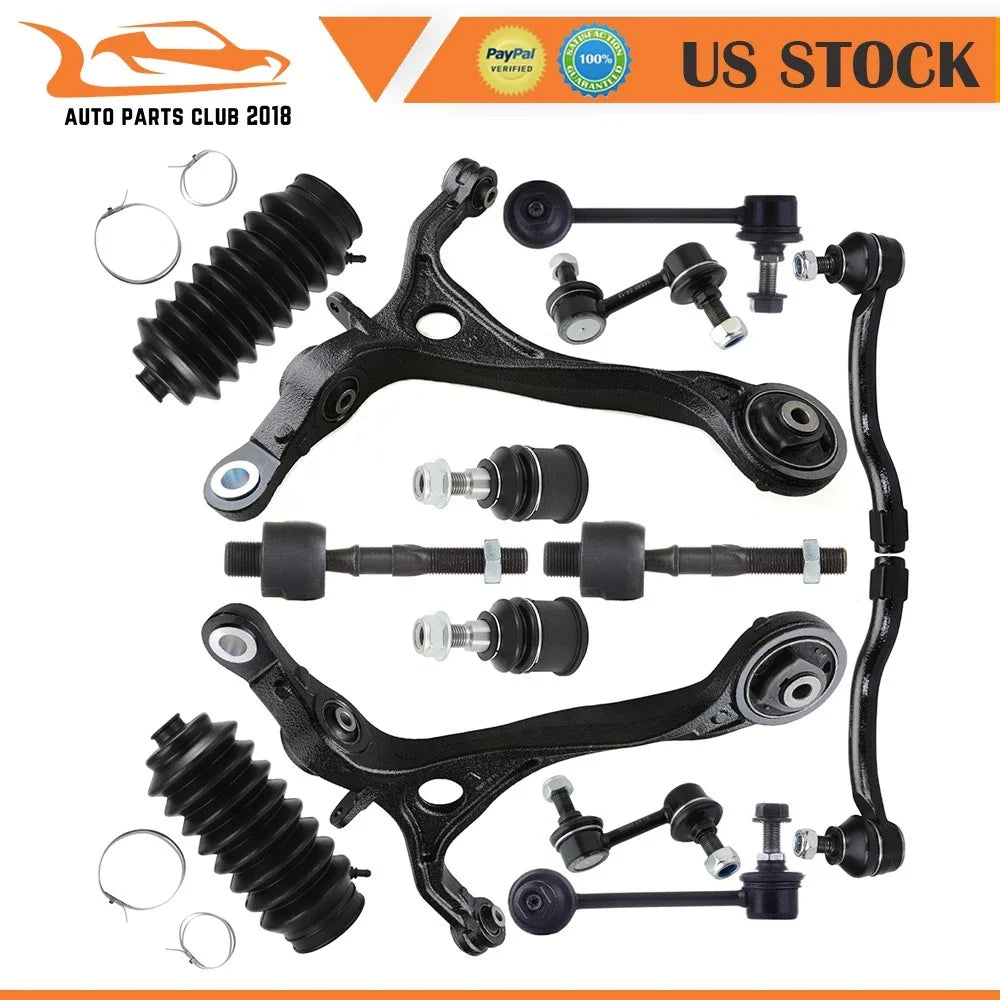 14pcs Front Lower Control Arm with Ball Joints for Acura TL (2007–2008)
