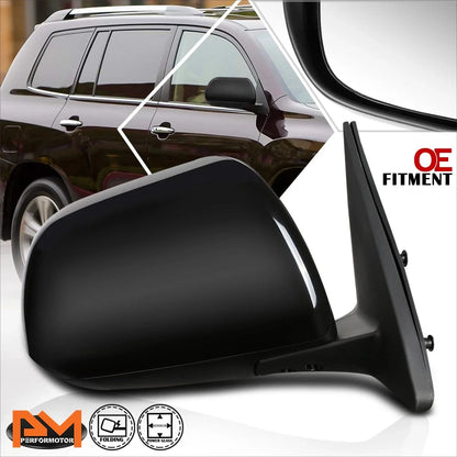 Adjustable Power Door Mirror Right Side Rear View for Highlander 2008-2013