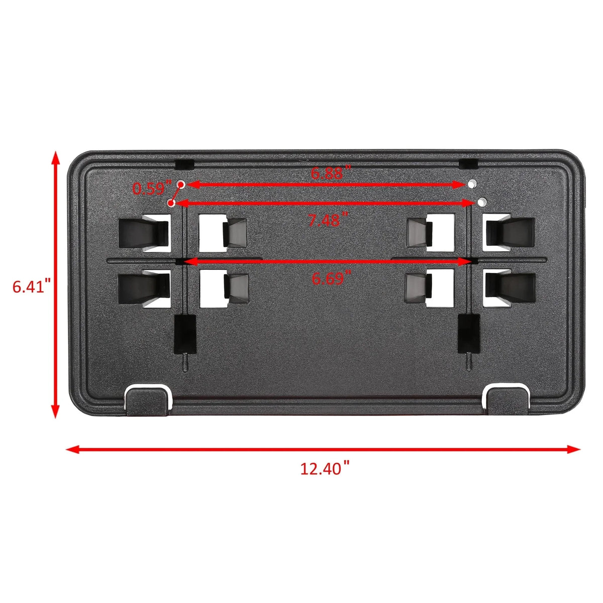 Front Bumper Lower Grille Trim Panel License Bracket for Ford F-150 (2015–2017)