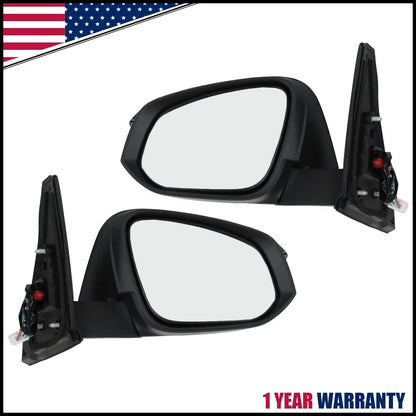 Black Side Mirror Set for 2014-2018 Toyota 4Runner
