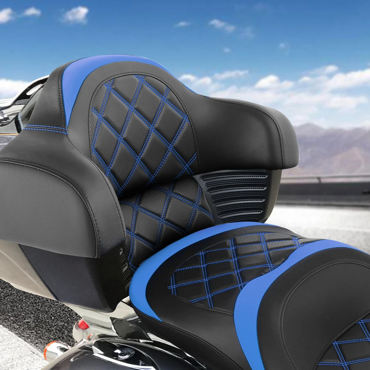 Rear Trunk Backrest Pad for Indian Chieftain Roadmaster (2014–2023)