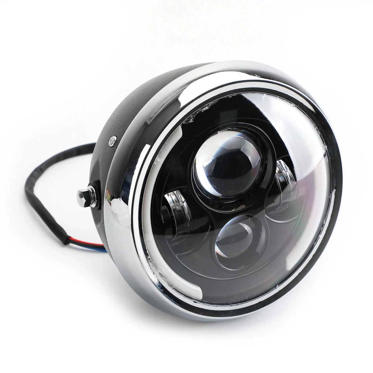 7'' Harley Dyna LED Headlight for Bobber and Cafe Racer