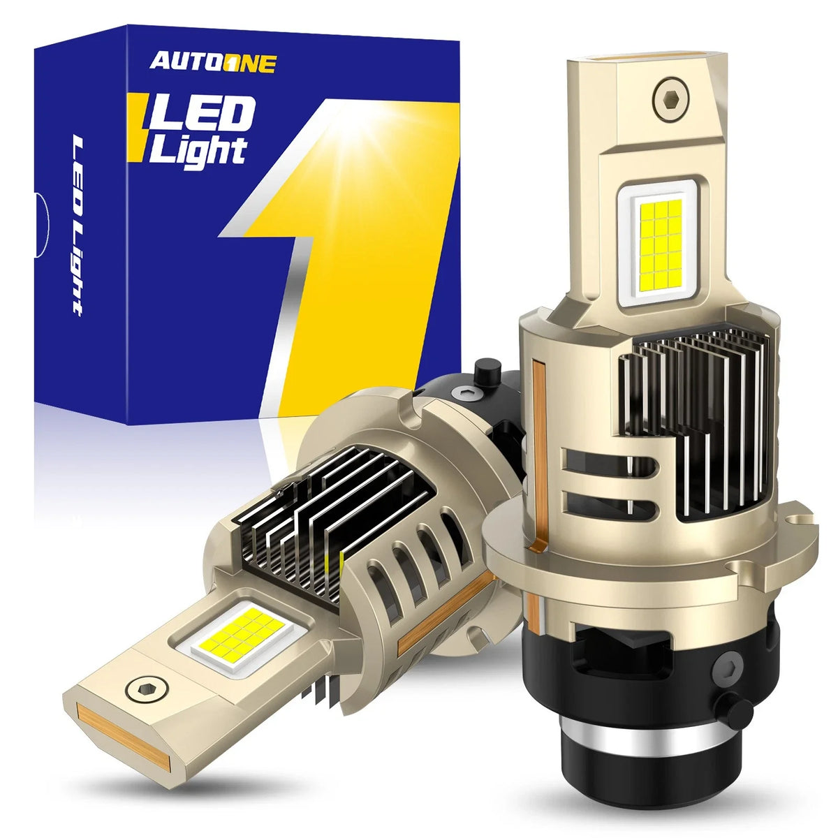 Headlight Bulbs Conversion Kit 2X HID to LED 24000LM 100W