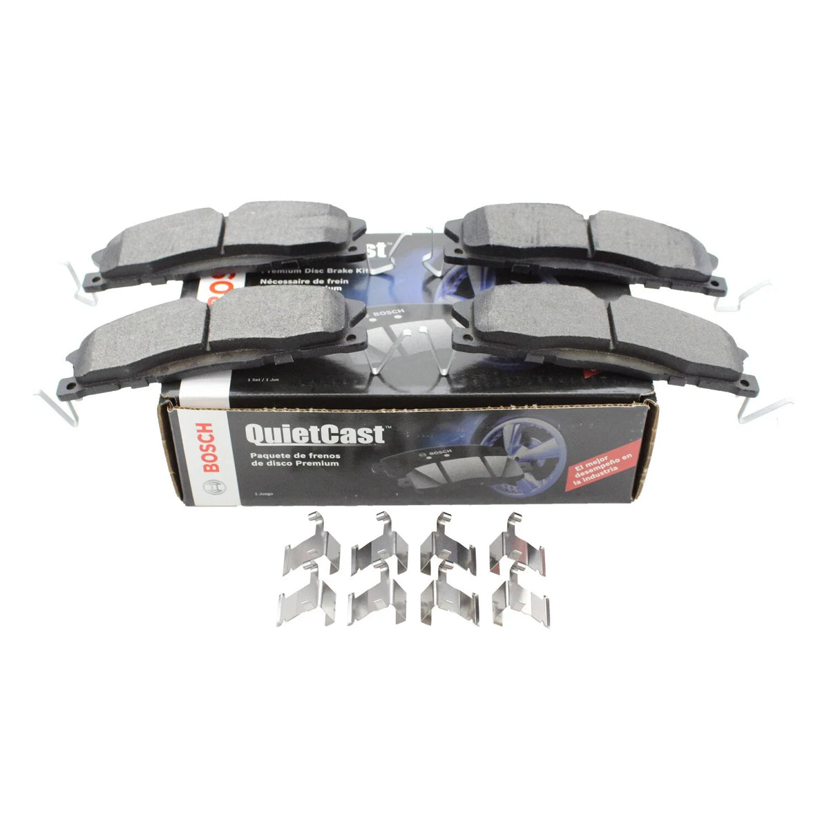 Semi-Metallic Front Brake Pads by Bosch for Ford Lincoln