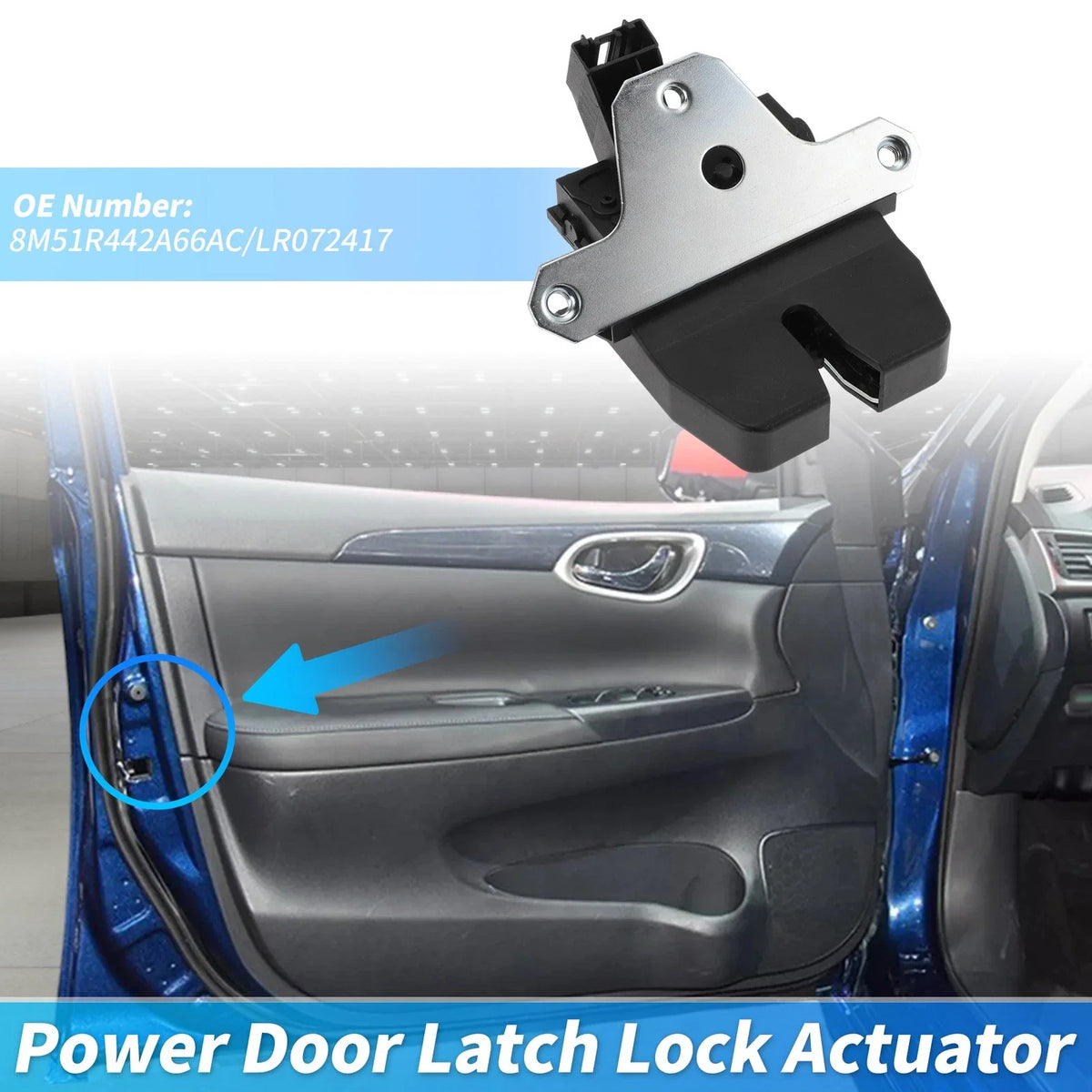 8M51R442A66AC Power Door Lock Actuator for Ford Focus C-Max (2003–2007)