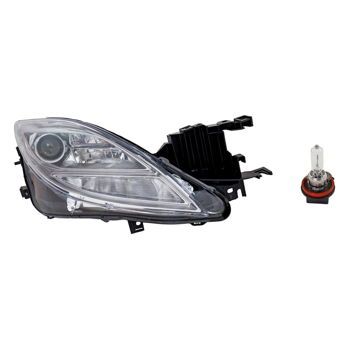 Headlamp Kit for Mazda 6 (2009–2010) Passenger Side RH