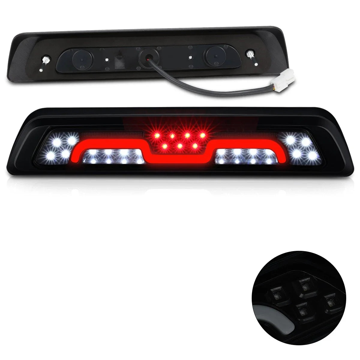 LED 3D Sequential Smoked Lens 3rd Tail Brake Light for Tundra 2007-2020